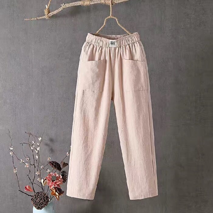Seevara | Pantalons de loisirs en coton et en lin