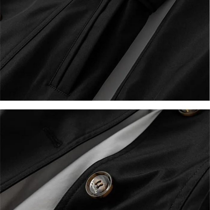 Aosiama | Trench Coat Élégant Long Pour Femmes