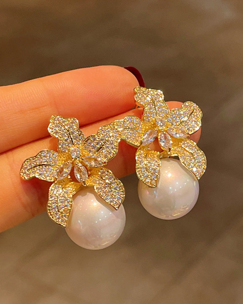 Saettama | Boucles d'oreilles avec perle
