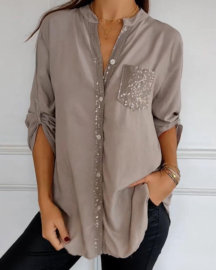 Viellea | Chemise Décontractée Manches Longues pour Femmes
