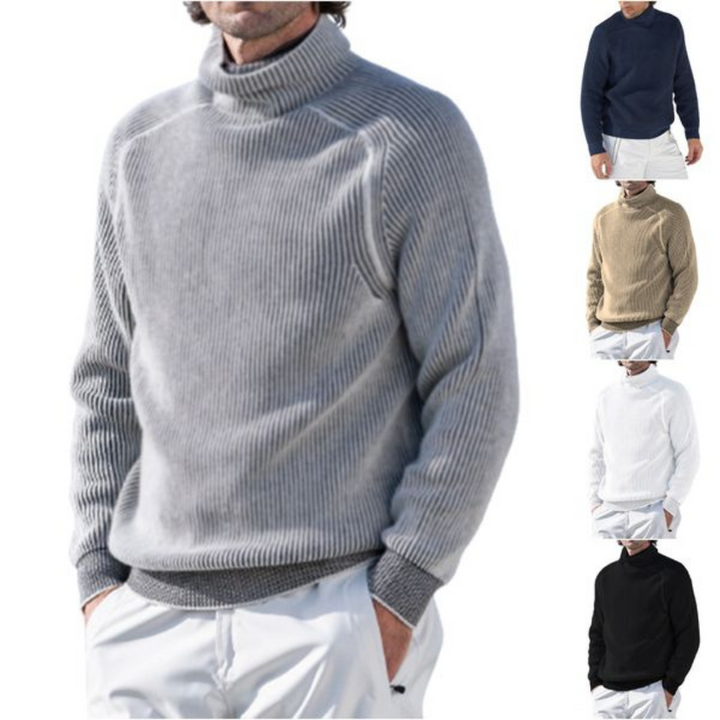 Luosias | Pull chaud avec col pour hommes