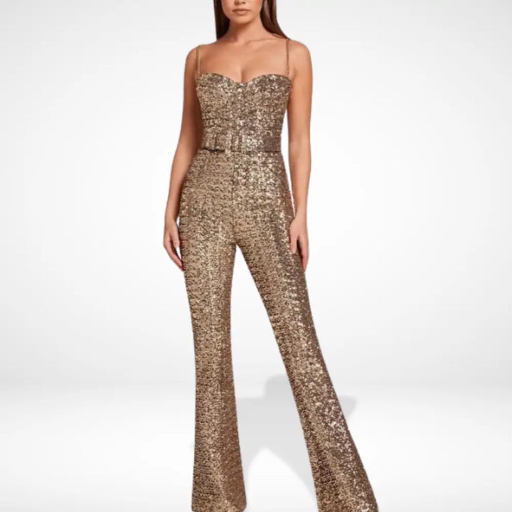 Moosiasa à sequins coupe bustier ajustée pour Femmes – Julianne