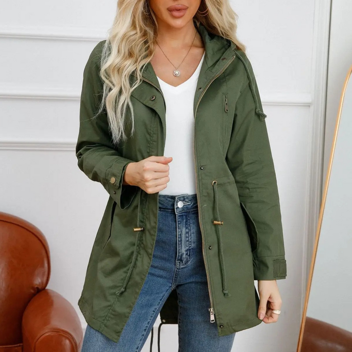 Viarama | Manteau imperméable avec capuche pour femmes
