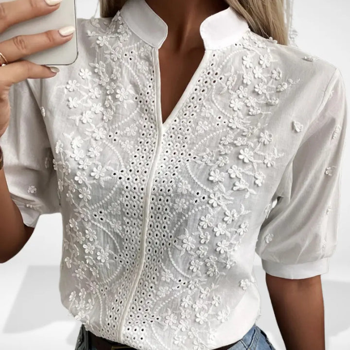 Soellela à broderies florales délicates pour Femmes – Merle