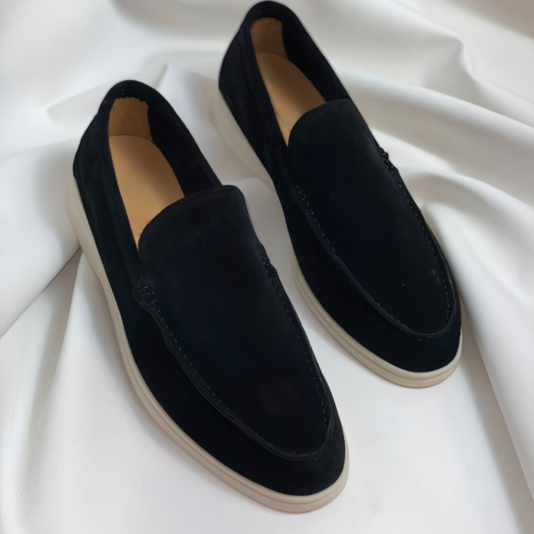 Olinex | Mules de luxe en tissu pour hommes