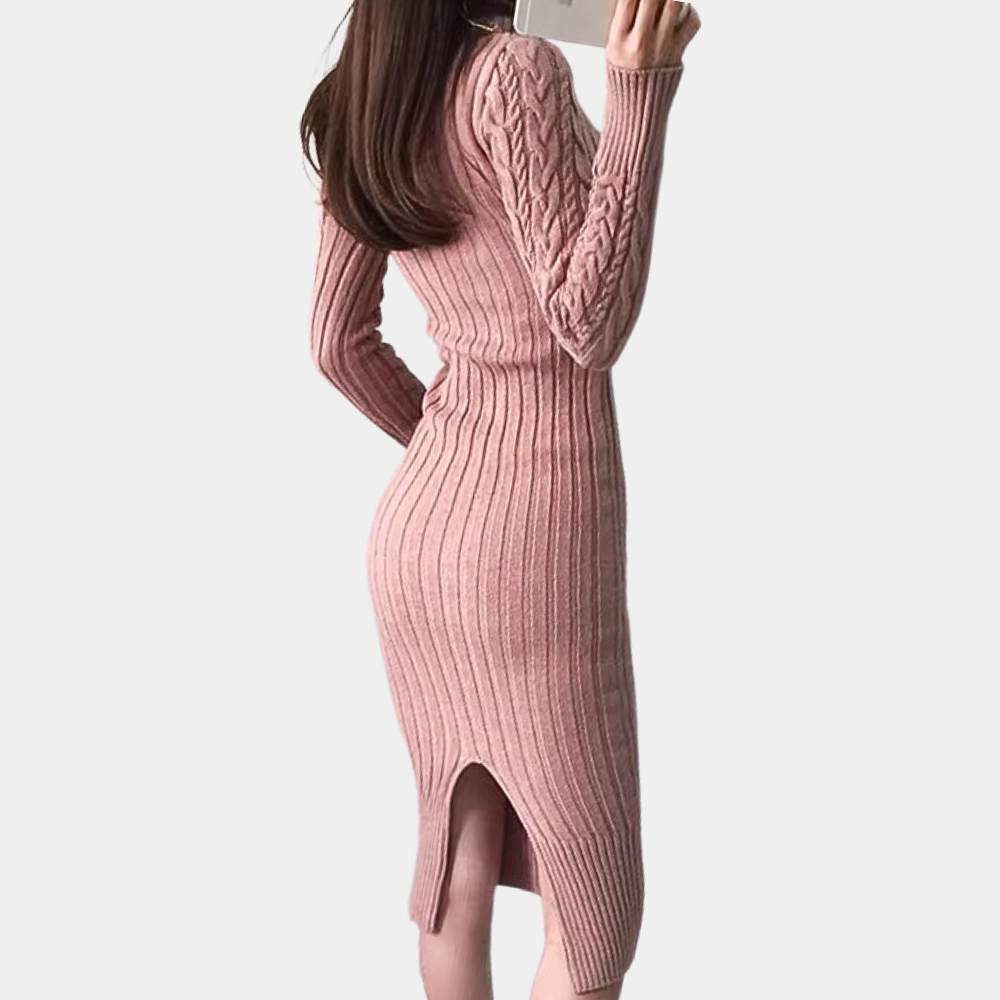 Oellera | Robe pull en maille décontractée pour femmes