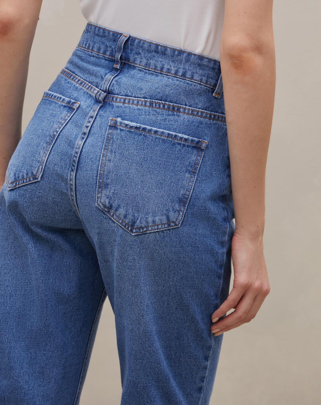 Leliama | Jean Mom Taille Haute pour Femmes