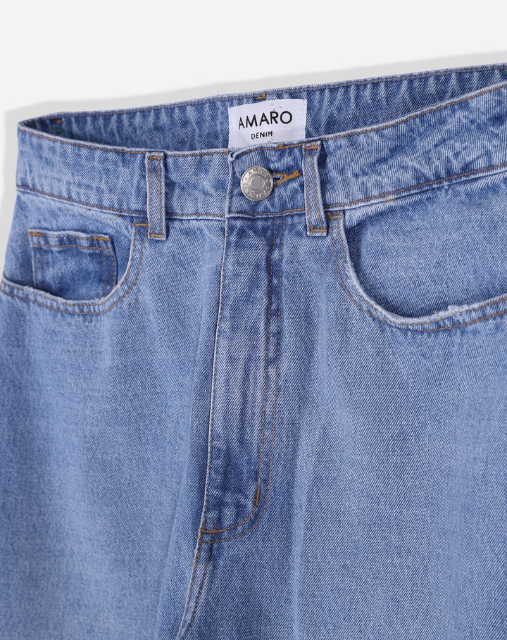 Leliama | Jean Mom Taille Haute pour Femmes