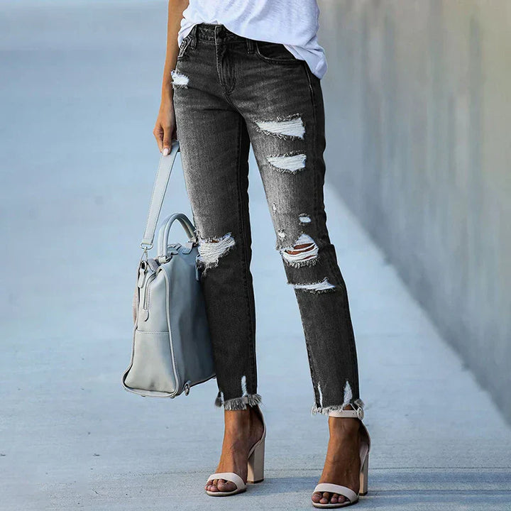 Lelia | Jeans en détresse