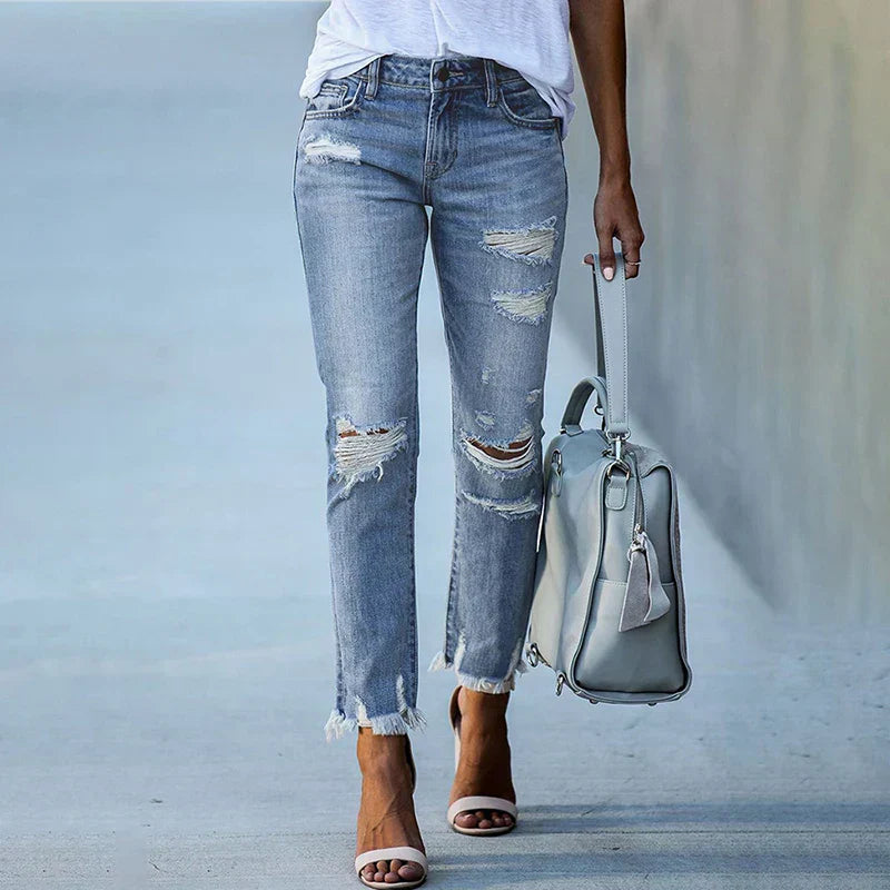 Lelia | Jeans en détresse