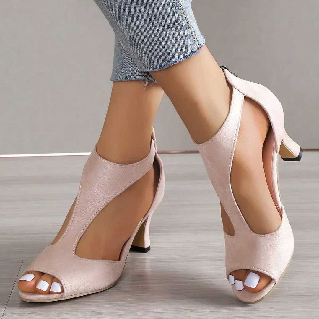Rearrasa | Confortables talons hauts en cuir