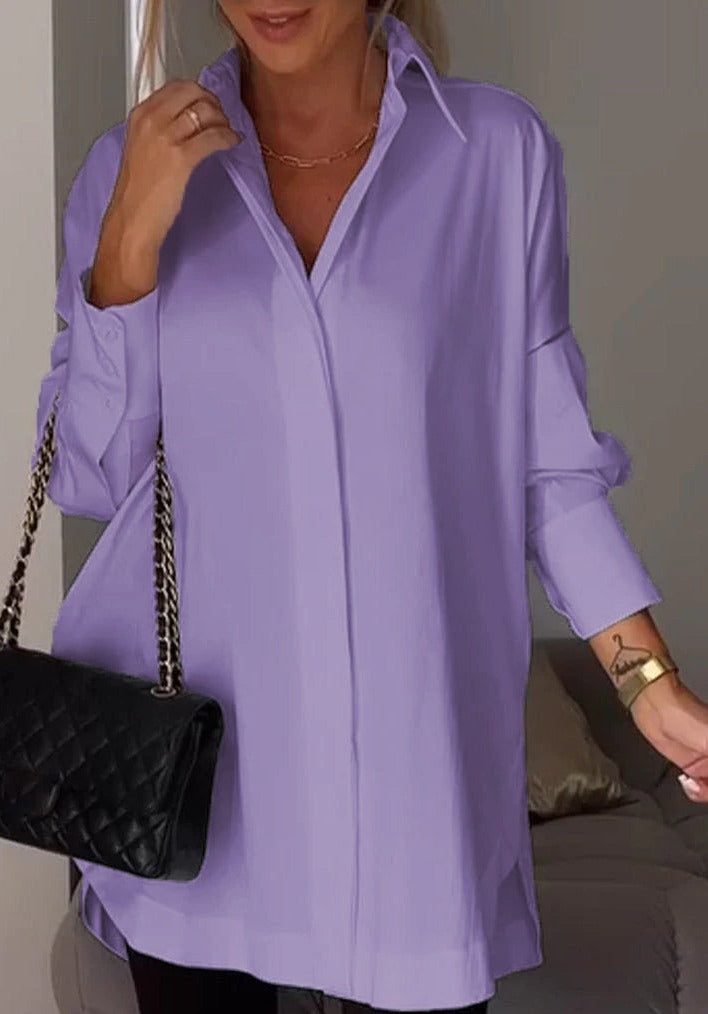Naoraexa | Blouse partagée décontractée