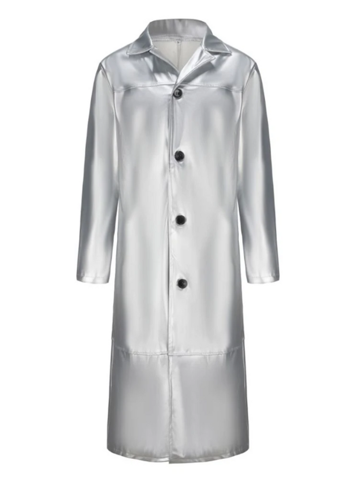 Noinan | Manteau long en cuir homme