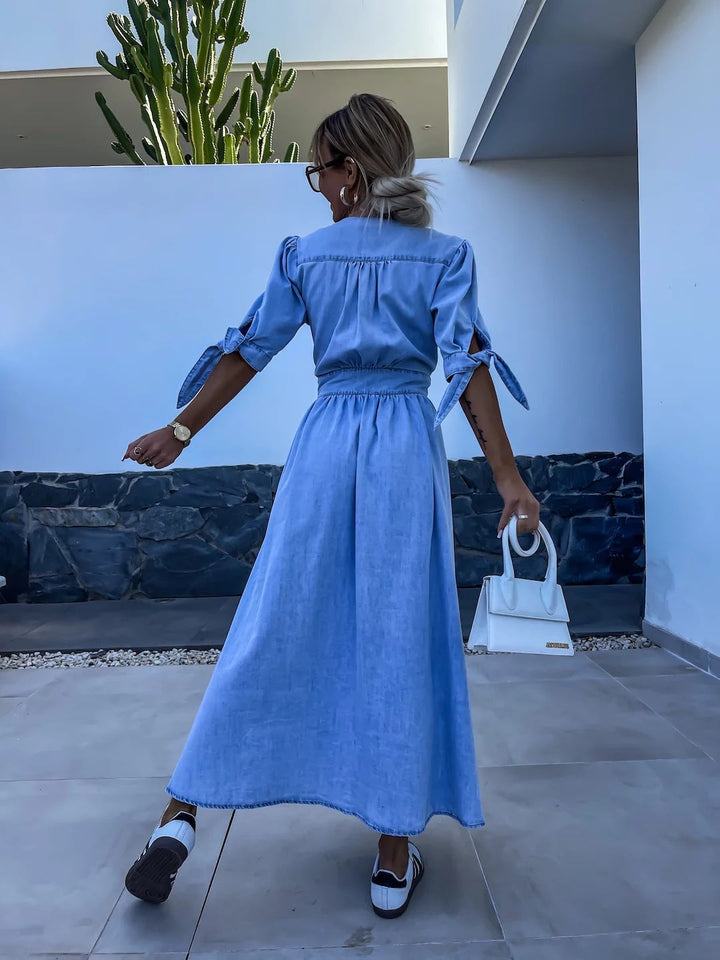 Laarama | Robe en denim moderne