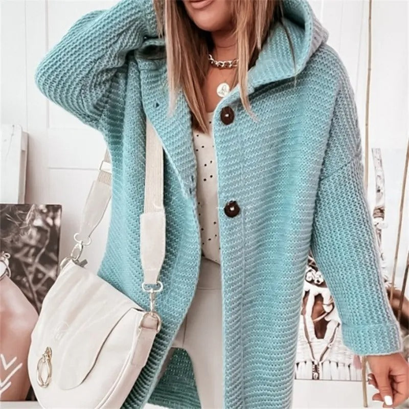 Eayana | Cardigan en cachemire à capuche pour femmes
