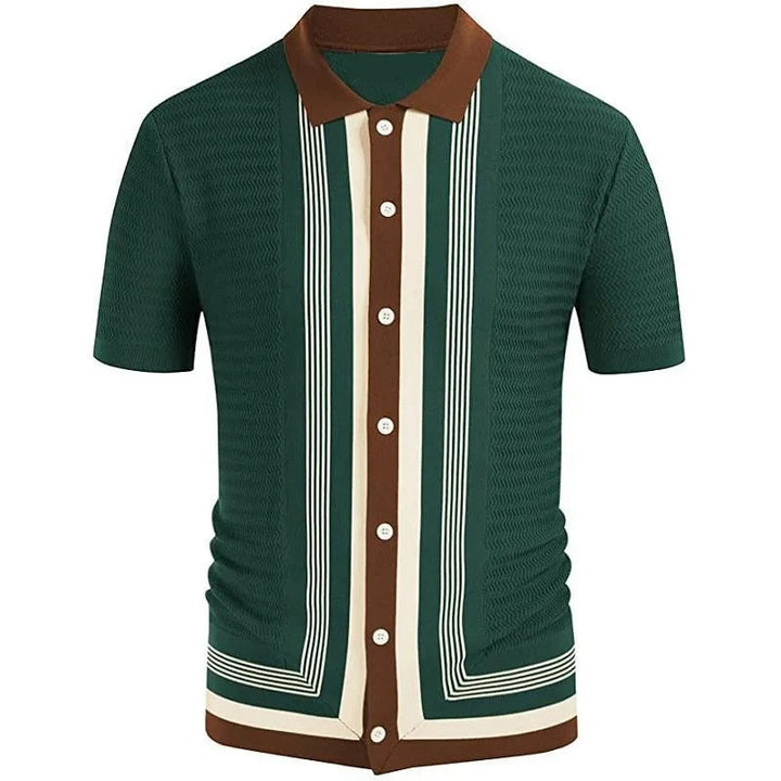 Veaynes | Menswear Polo en maille à manches courtes