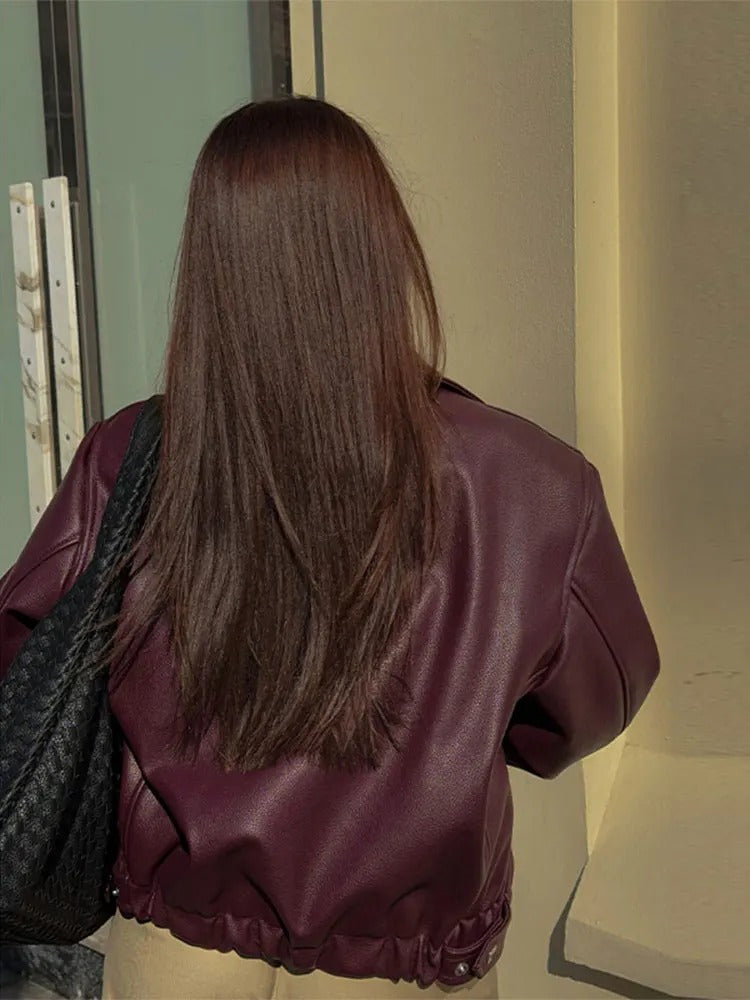 Vielleasa | Veste en cuir vegan pour femme
