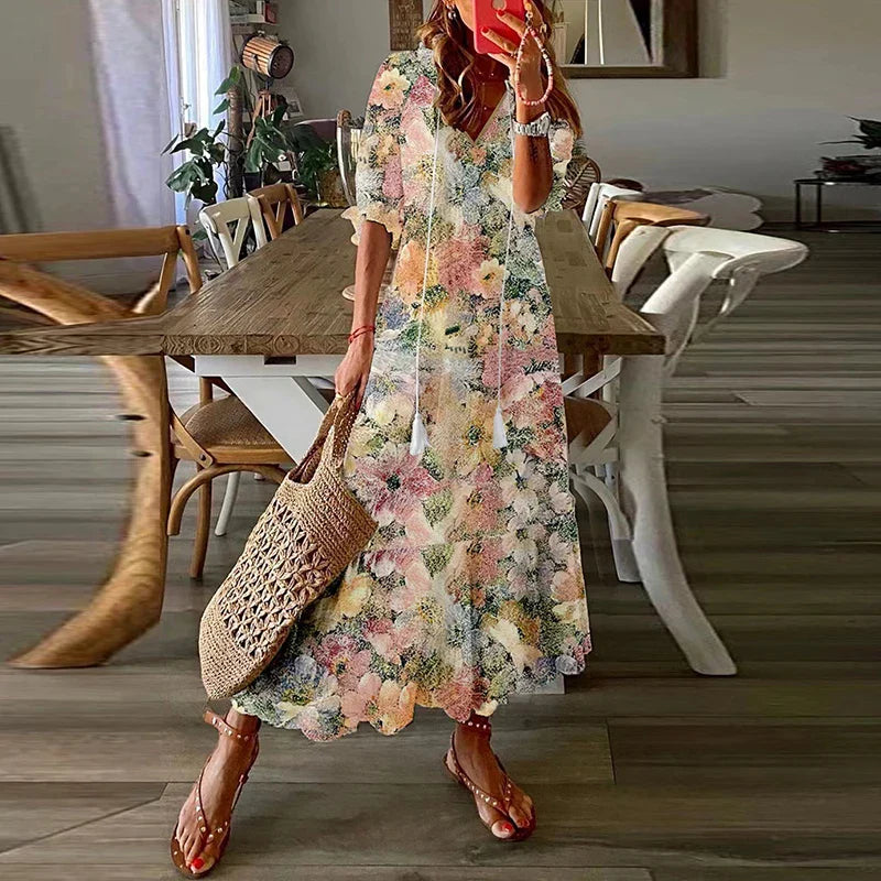 Laelle | robe maxi bohème