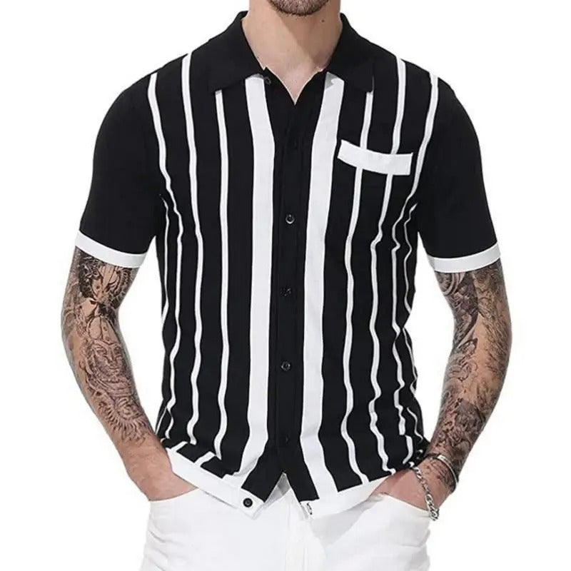 Veaynes | Menswear Polo en maille à manches courtes