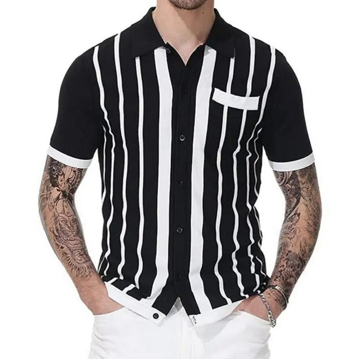 Veaynes | Menswear Polo en maille à manches courtes