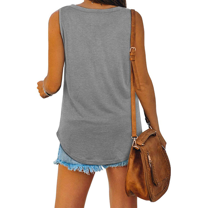 Luena | Débardeur en jersey avec col en V