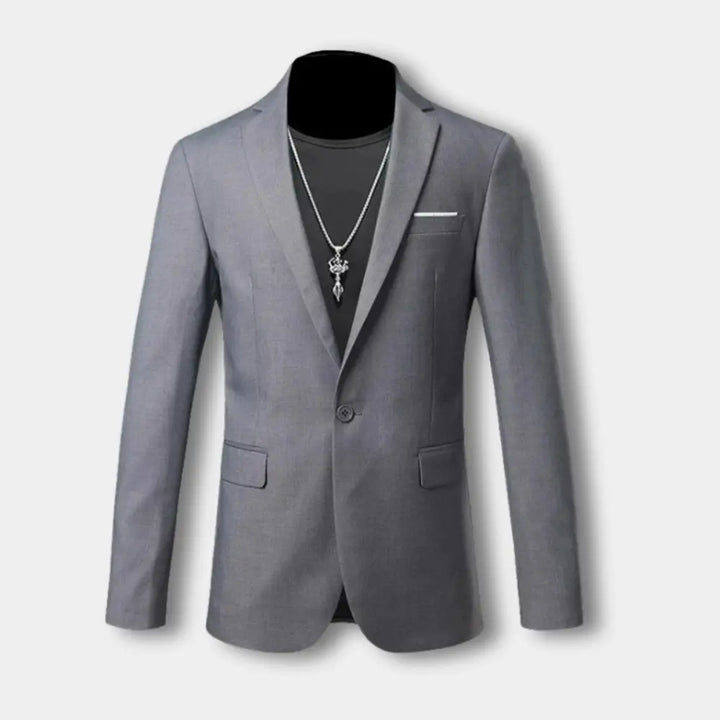 Vaelleam à col cranté une boutonnière pour Homme – Santos