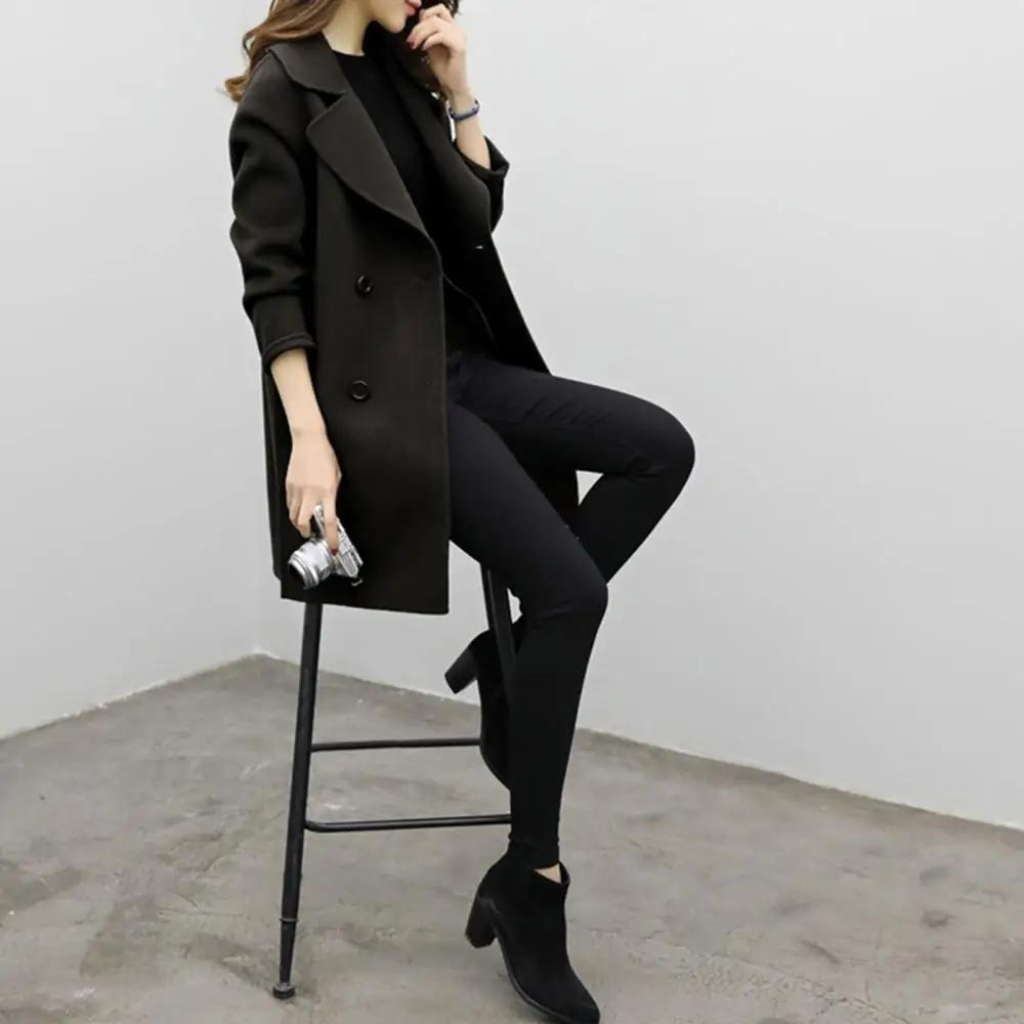 Luinara | Manteau Slim En Laine Pour Femmes