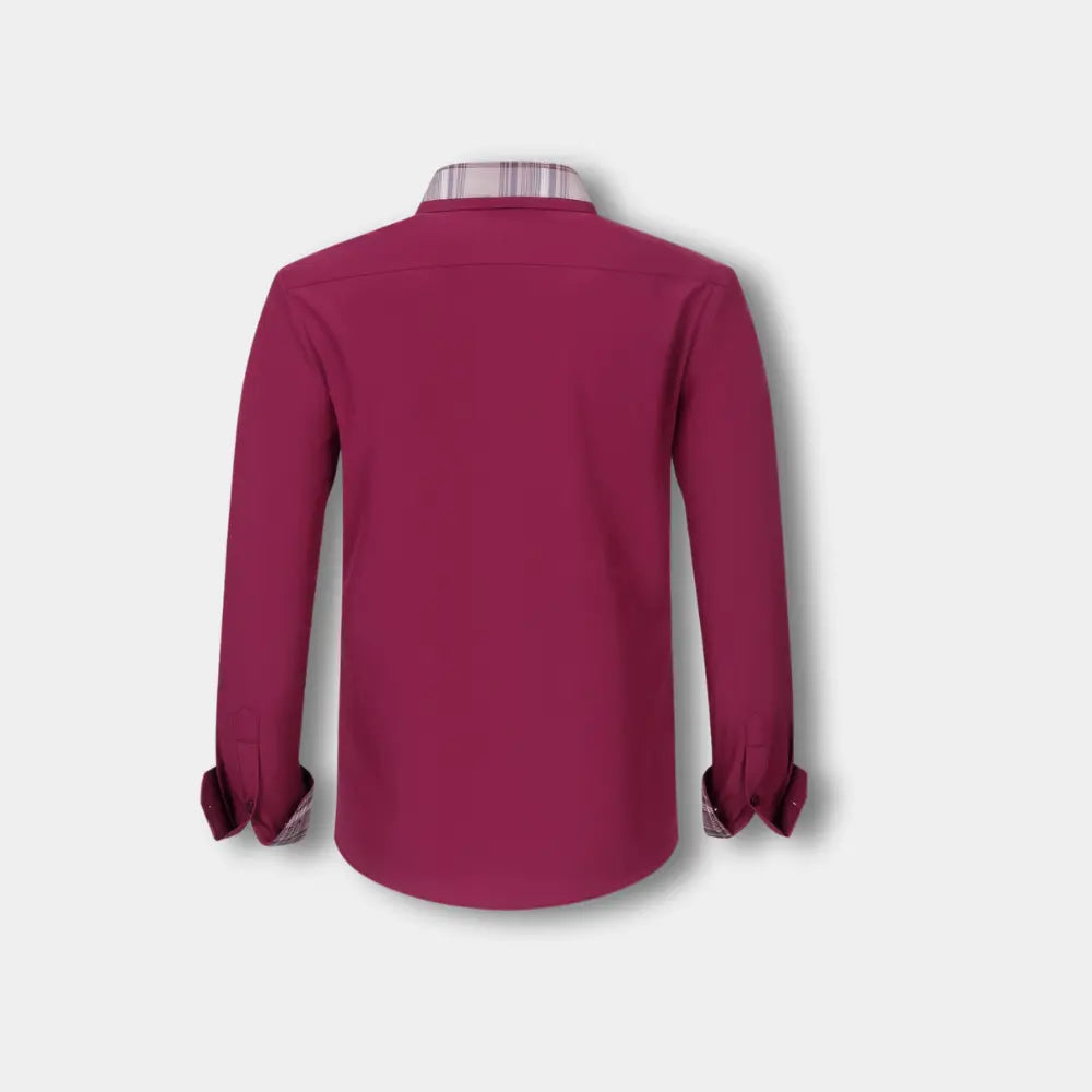 Seosian manches longues à finitions carreaux pour Homme – Joni
