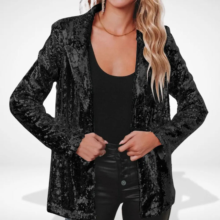 Einana coupe droite à sequins scintillants pour Femme – Angelia