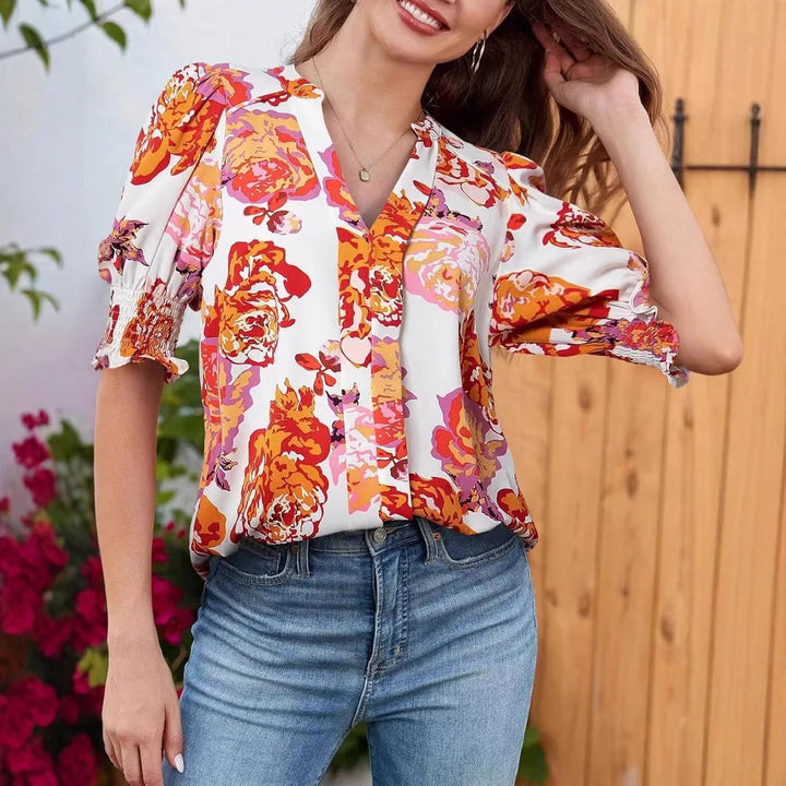 Neorala Longue Fluide Blouse – Til
