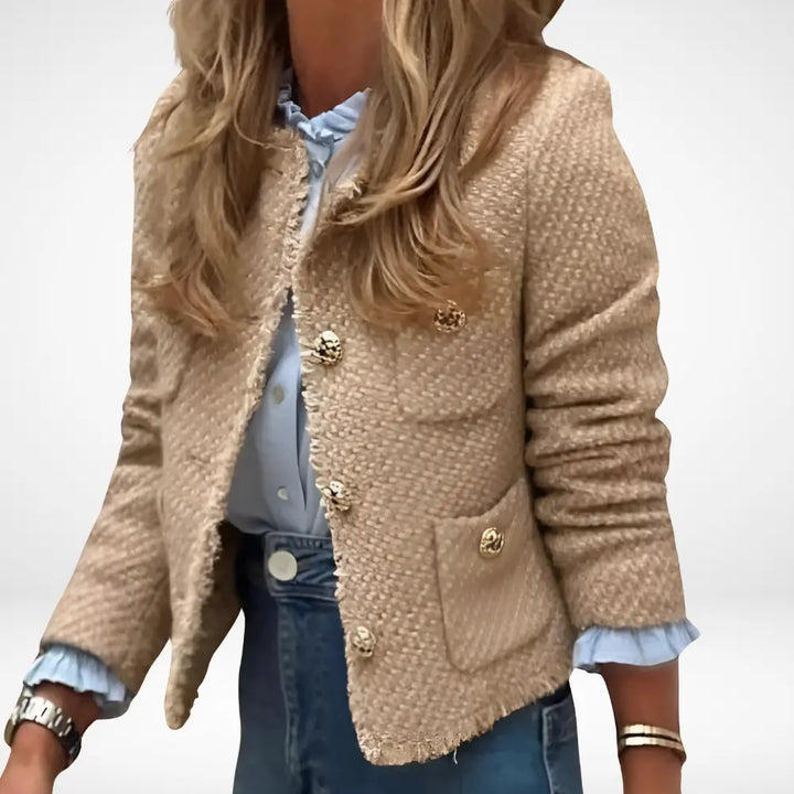 Mounaxa mi-saison femme à poches plaquées – Estelle