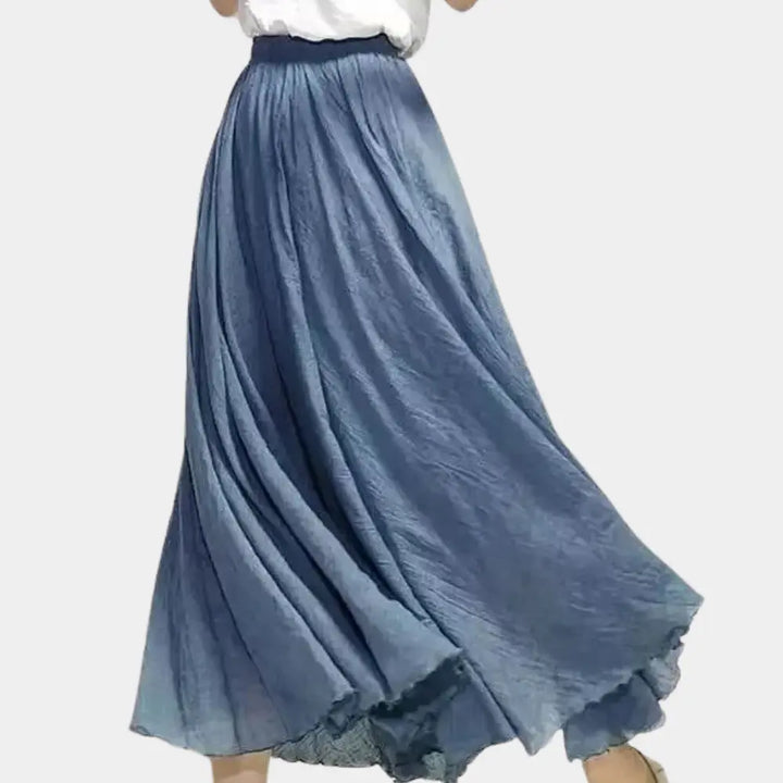 Solinera longue fluide à effet froissé pour Femme – Miquel