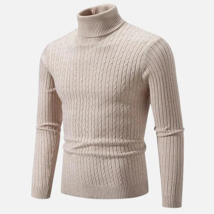 Noorax | Pull col roulé en maille pour hommes