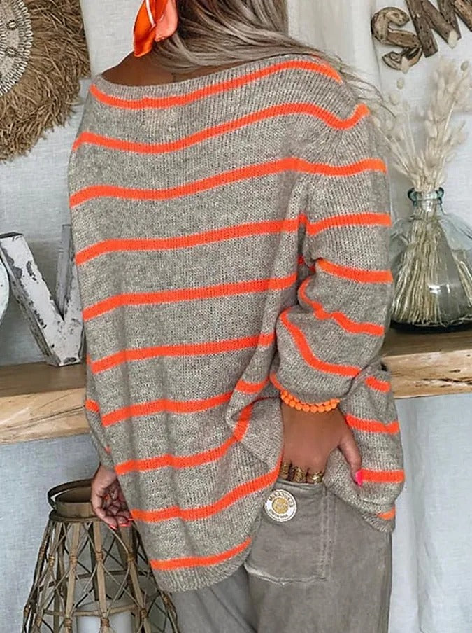 Nearra | Pull léger rayé pour femmes