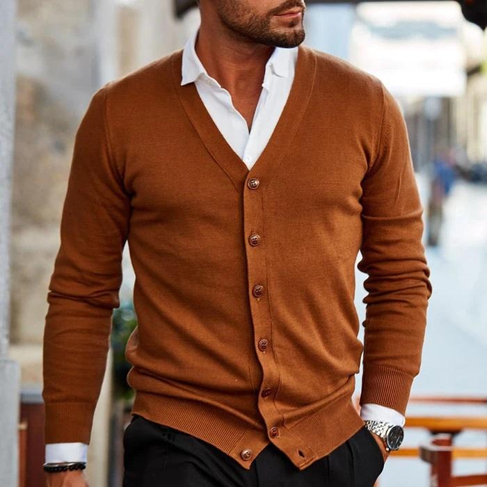 Vilinem | Veste en tricot décontractée pour hommes