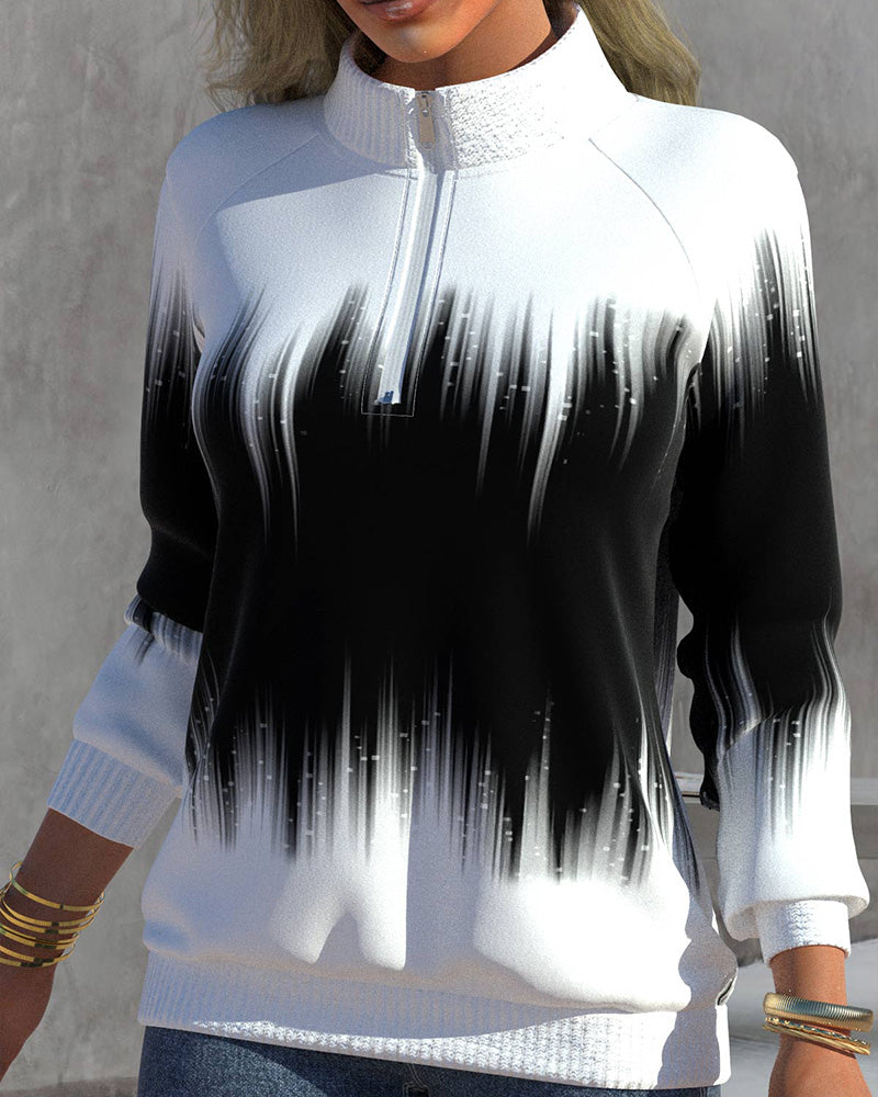 Seonnasa | Pull-over élégant avec demi-zip