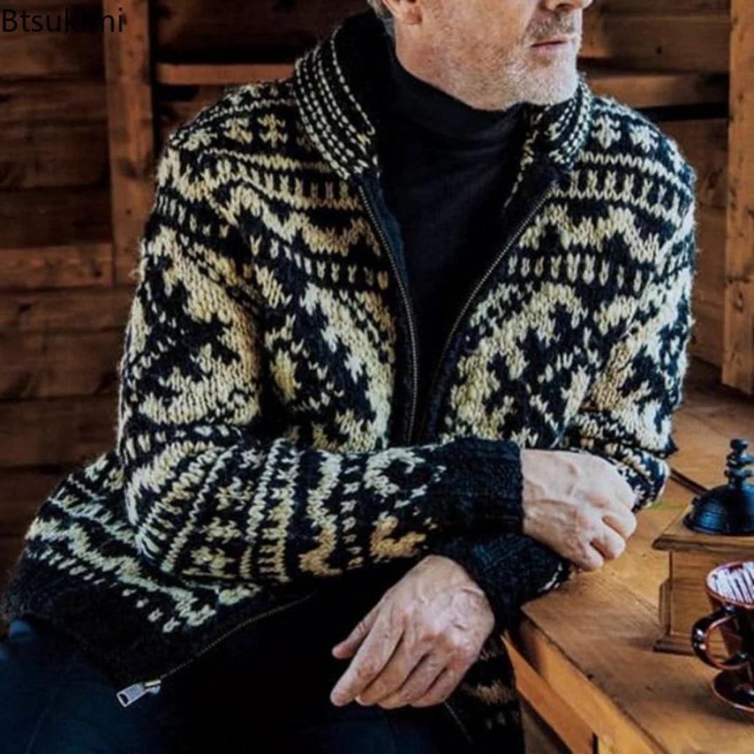 Saosiar | Finn Cardigan norvégien tricoté main