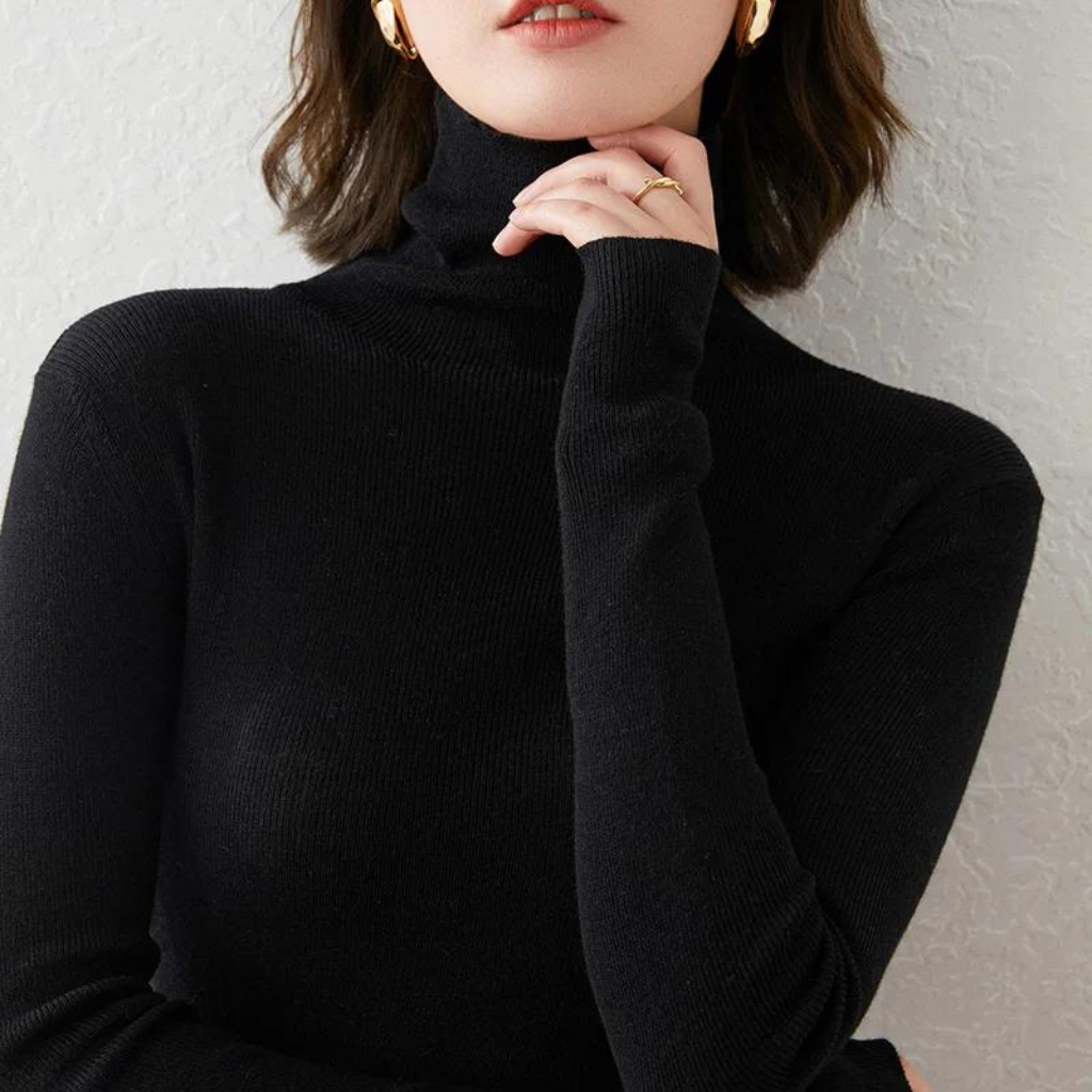 Muenasa | Pull Gola Haute Élégant Pour Femmes