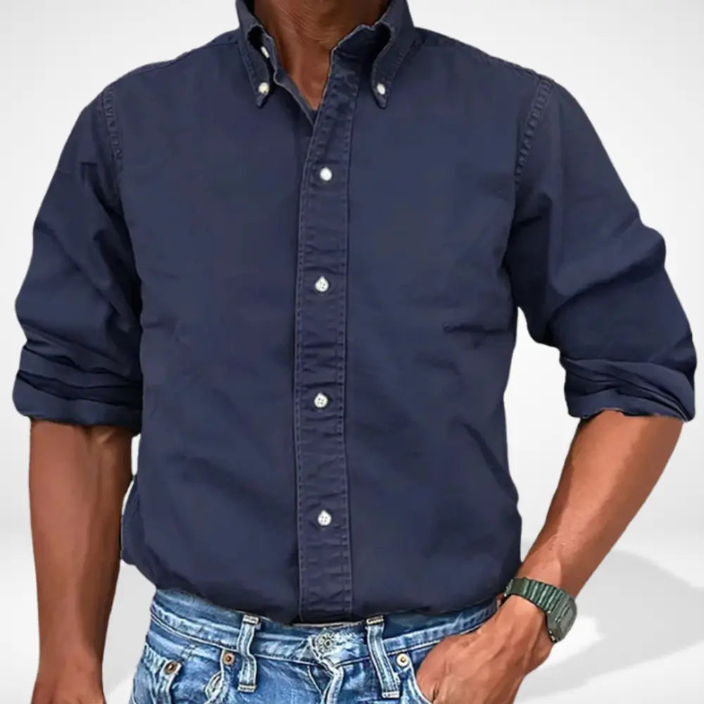 Moriam homme coupe droite col boutonné Jeffry
