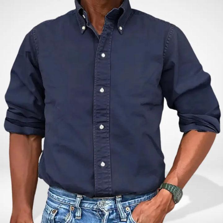 Moriam homme coupe droite col boutonné Jeffry