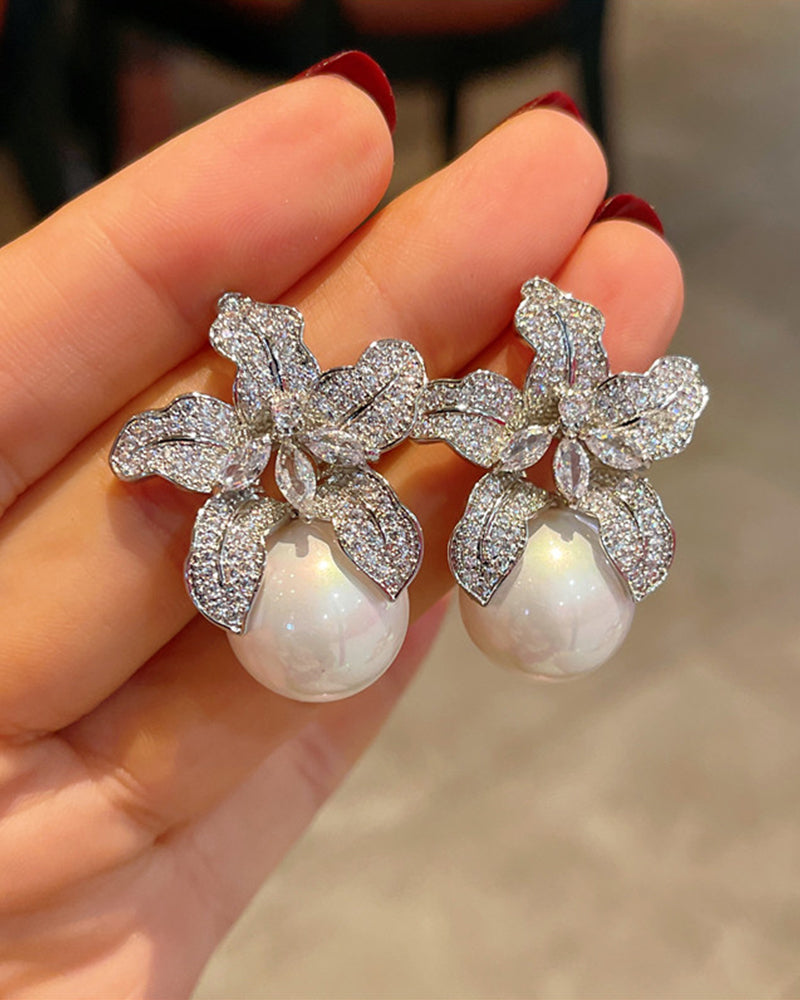 Saettama | Boucles d'oreilles avec perle