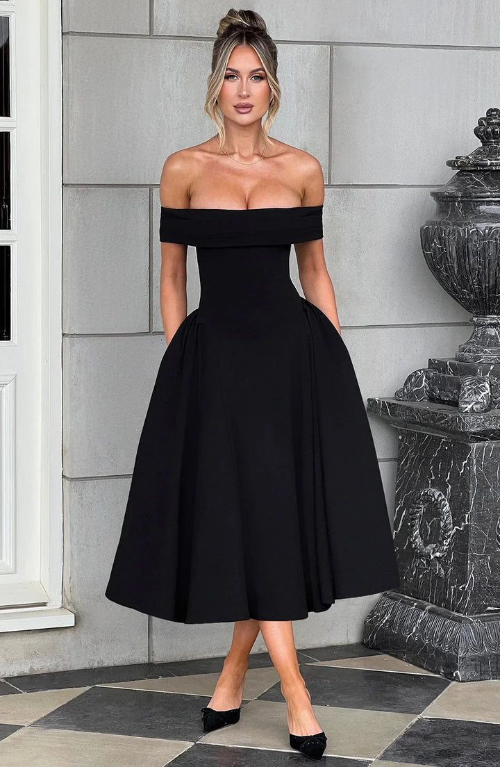 Eirala Chic Midi Robe cocktail – Hilf