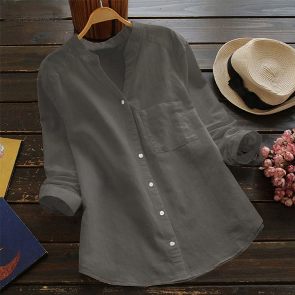 Seriasa | Chemise décontractée en lin et coton pour femme