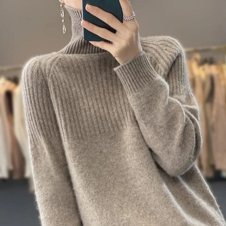 Selinesa | Pull col roulé doux et chic pour femmes