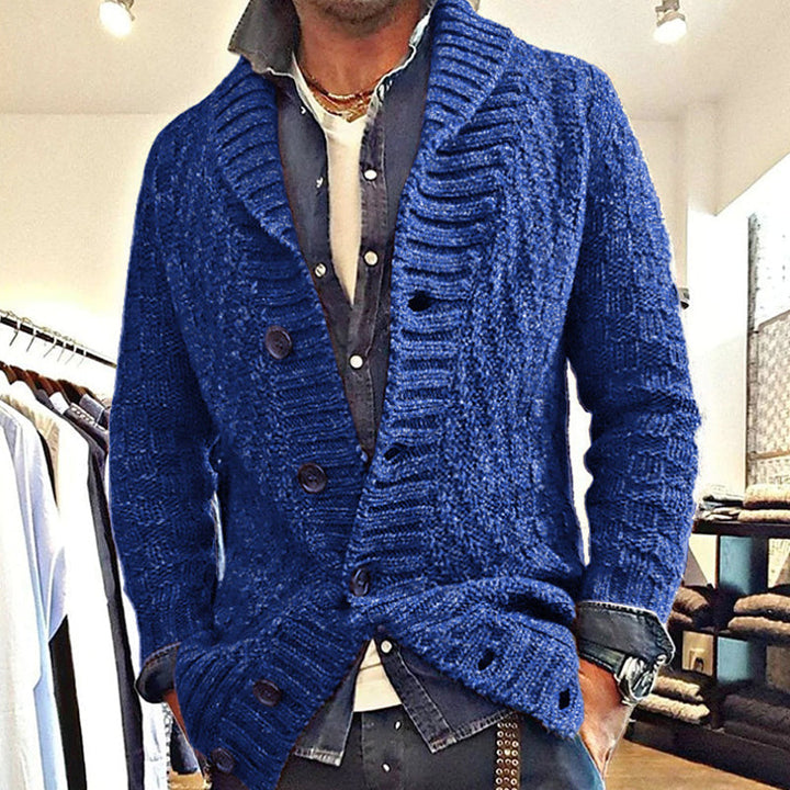 Niinal | Cardigan vintage à col châle pour hommes