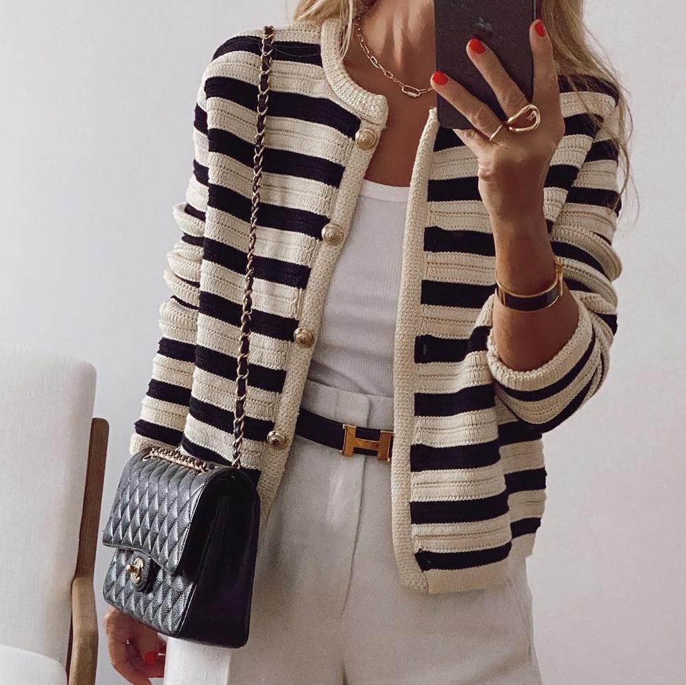 Eliana | Cardigan rayé