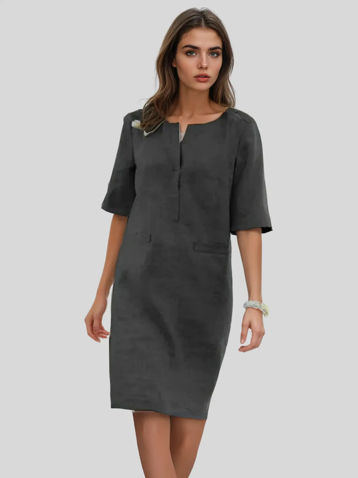 Veosiaxa Sommer Midi Kleid – Hauzini