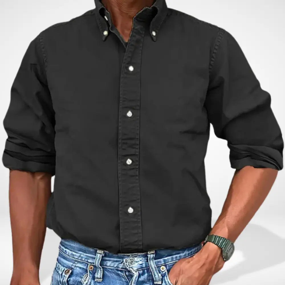 Moriam homme coupe droite col boutonné Jeffry