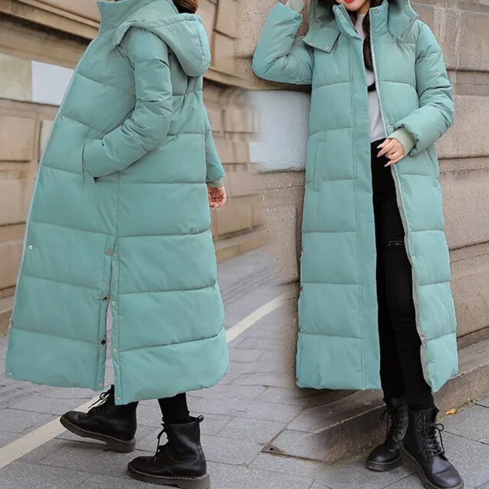 Veayama | Parka Long manteau d'hiver matelassé pour femmes