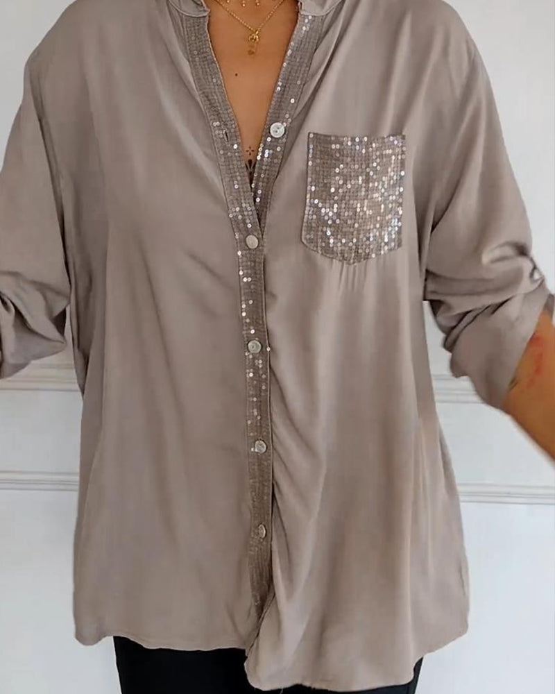 Viellea | Chemise Décontractée Manches Longues pour Femmes